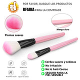 Base Maquillaje Professional Set de Brochas - RFAIKA 32 Piezas Pinceles de Maquillaje Suaves Belleza Maquillaje - Sombras de Ojos Set de Brochas Cosmético Fundación Ojo Cara Sonrojo Cepillos Polvos Maquillaje (rosa)