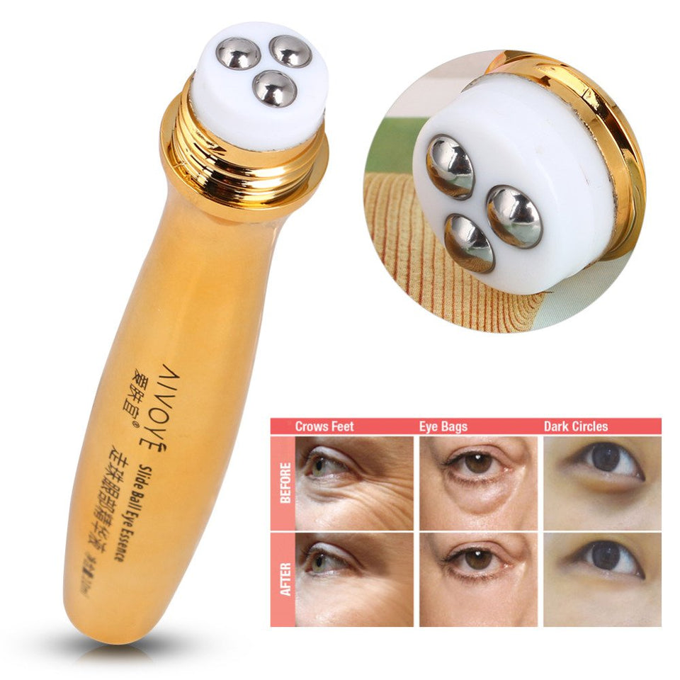 AIVOYÉ - anti-arrugas / anti-bolsas para ojos con Oro 24K, Colágeno y ÁcidoAcido Hyaluronic