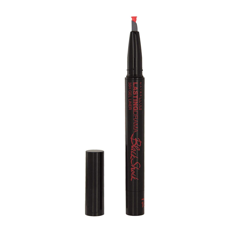 Delineador en gel Lasting Drama Black Shock Maybelline Black Excess, 1.4ml