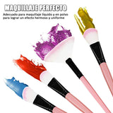 Base Maquillaje Professional Set de Brochas - RFAIKA 32 Piezas Pinceles de Maquillaje Suaves Belleza Maquillaje - Sombras de Ojos Set de Brochas Cosmético Fundación Ojo Cara Sonrojo Cepillos Polvos Maquillaje (rosa)