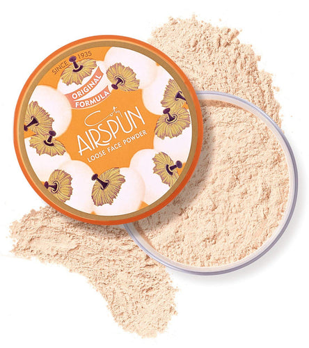 Coty Airspun Loose Face Powder 2.3 oz. Translucent Tone Loose Face Powder, for Setting Makeup or as Foundation, Lightweight, Long Lasting