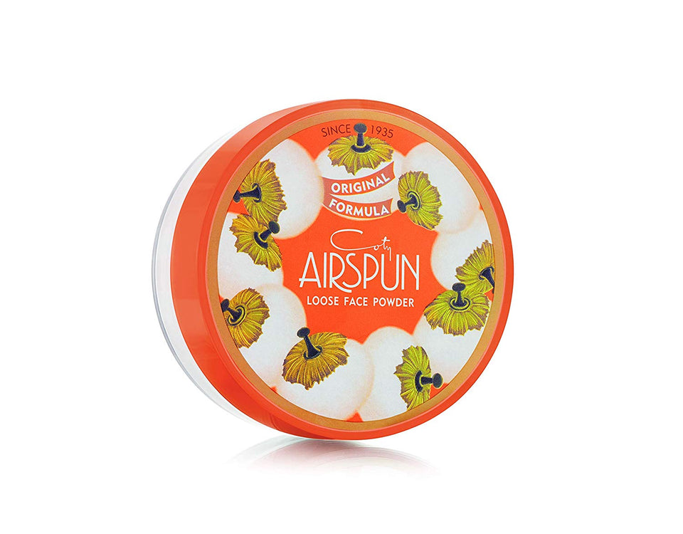 Coty Airspun Loose Face Powder 2.3 oz. Translucent Tone Loose Face Powder, for Setting Makeup or as Foundation, Lightweight, Long Lasting